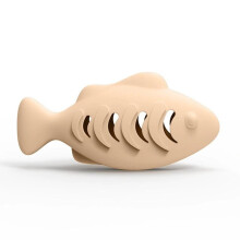 Fish-Shaped Cat Treat Dispenser Toy Food-Grade Silicone 1