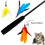 Cat Feather Toy Refills Worm Style 10 Pieces 3