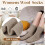 Women's Solid Mid-Calf Knit Socks, Soft Warm Casual Crew 3