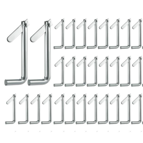 30Pcs Galvanized Steel Scaffolding Toggle Pins,Rust-Resistant Metal Locking Pins for Architecture,Furniture Installation