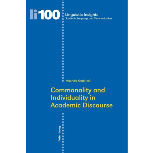 Commonality and Individuality in Academic Discourse Paperback Book