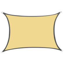 UV-Resistant Sun Shade Tarpaulin with Grommets 79x118 in