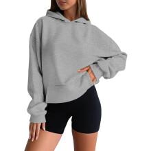 Women's Soft Casual Hooded Sweatshirt Lightweight Pullover
