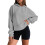 Women's Soft Casual Hooded Sweatshirt Lightweight Pullover 1