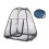 Camping Mesh Tent Single Person Automatic Opening with 2