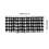White Red Lattice Window Valance Polyester 15 x 55 Inches 1 3