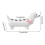 Ceramic Dog-Shaped Toothbrush Holder with 4 Holes 3