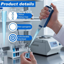 500 Pcs 1 Ml/ 1000 Ul Pipette Tips Bulk Universal Autoclavable Polypropylene (PP) for Laboratory Scientific