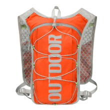 Nylon Foldable Waterproof Backpack Orange
