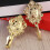 Vintage Bronze Curtain Holdbacks Rose Pattern Zinc Alloy 3