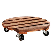 Plant Cart with Wheels, Heavy-Duty Plant Rack, Round with Metal Lockable Wheels, Suitable for Outdoor/Indoor Use