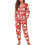 Women's Santa Claus Printed Pajama Set 2 pcs 3