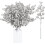 Christmas Glitter Berry Stems Silver 20 pcs 1