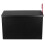 Stainless Steel Wall-Mounted Mailbox Black Weather Resistant 1