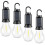 USB Rechargeable Solar LED Tent Lights with Clip Hook 4-Pack 1
