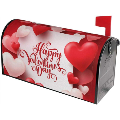 Valentines Day Mailbox Wrap Waterproof Magnetic Large 1
