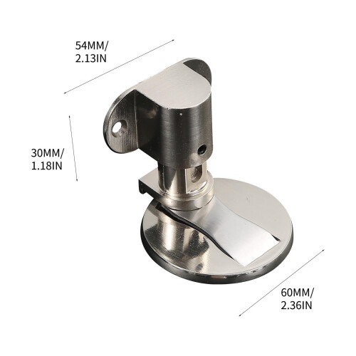 Adjustable Invisible Door Suction Stop 304 Stainless Steel 2