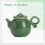 Celadon Teapot Handmade Ceramic 1 Piece 5