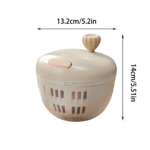 ABS Manual Vegetable Fruit Dehydrator with Wash Basin 2