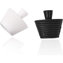 Silicone Bathtub Plug Spiral Taper 2 pcs