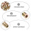 Embedded Nut Assortment for Woodworking 40 pcs 2