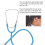 Heart Detection Stethoscope Aluminum Alloy Professional 8