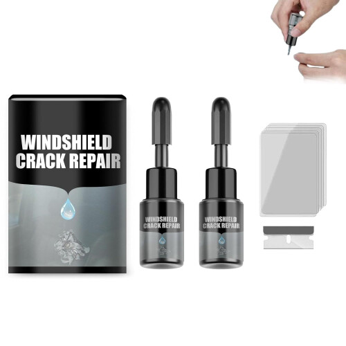 Crackfix Pro Kit for Car Windshield Crack and Chip Repair