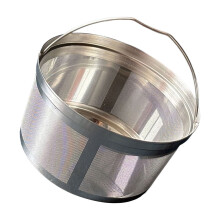 Reusable Round Coffee Filter Basket 304 Stainless Steel