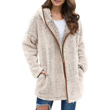 Women's Fleece Hoodie Jacket Oversized Loose Fit