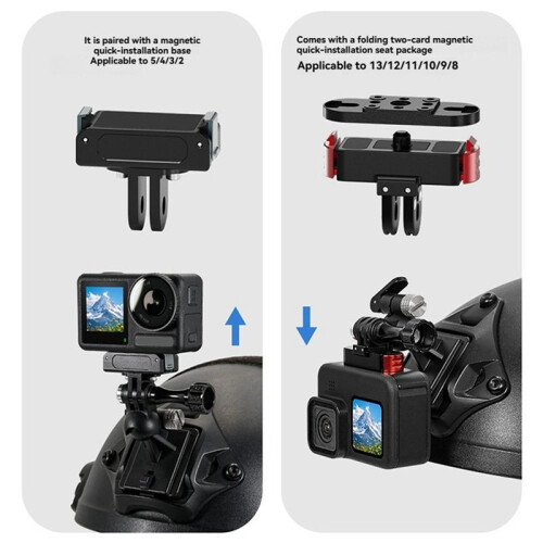Helmet Fix Mount Base for FAST Helmet 360 Adjustable Quick Release Base Adapter for  13/12/ ACTION 5/4/ 1