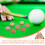 Pool Cue Repair Kit Brown Tips 1.2x1.2 cm 20 pcs 5