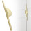 Zinc Alloy Cabinet Pull Gold 30cm Modern Brushed Half-Circle 7