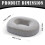 Velvet Memory Foam Seat Cushion Navy Blue 1 Pack 3