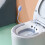 Foldable Sitz Bath Basin with Press Flush System 1 pc 5