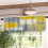 Kitchen Curtains Set Brown Grey 36 inch 3-Piece Tiers 6