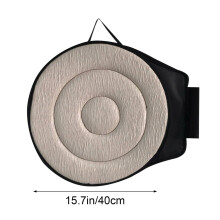 Car Booster Seat Cushion Swivel 360 Degree Non-Slip Base