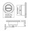 Electric Recliner Switch 2-Button 5-Pin Round Hand 3