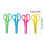Plastic-Edge Safety Scissors with Spring Mechanism 4 Pcs 3