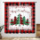 Christmas Tree Kitchen Curtains Red Snowflake Design 2 1