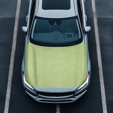 Car Hood Cover Stretch Lime Green Universal Fit for Cars