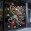 Christmas Window Stickers Bell Snowflake Pattern 3 PCS 5
