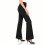 Women's Solid Fleece-Lined Yoga Pants 4