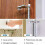 Hinge Pin Door Stopper Brushed Nickel 12 Pack 5