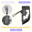 84642-3Q100 Car Gear Shift Panel Gear Display Replace Accessories for  Sonata YF 2011-2014 LHD 6