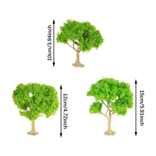 Model Trees Diorama for Railway DIY Scenery 3 Pack 2