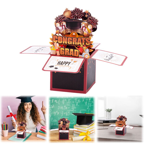 3D Graduation Greeting Card and Blessing Box for Teachers 1