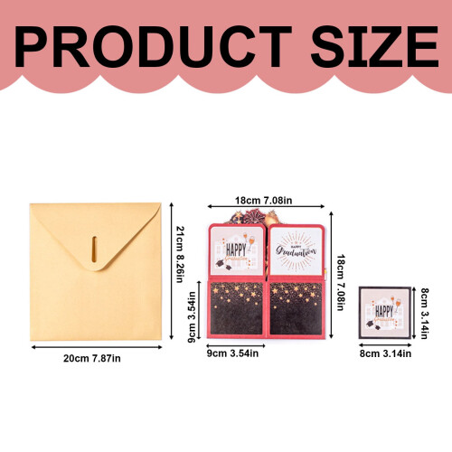 3D Graduation Greeting Card and Blessing Box for Teachers 2