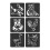 Zoo Theme Stencils Set 6 Pieces 1