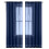 Sheer Linen Textured Curtains 1 Panel Semi-Transparent 6