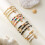 Waterproof Beaded Anklet for Women Gold Boho Seashell Design 7